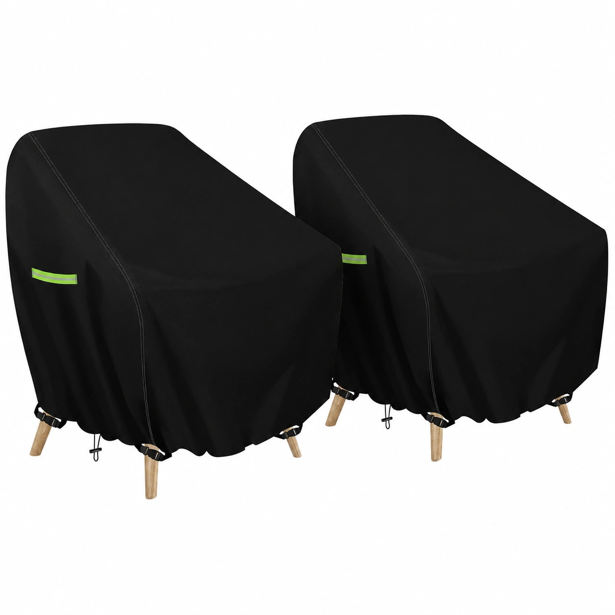Cubiertas Impermeables para Sillas de Jardín, Set de 2, 420D Oxford, 89x97x74 cm