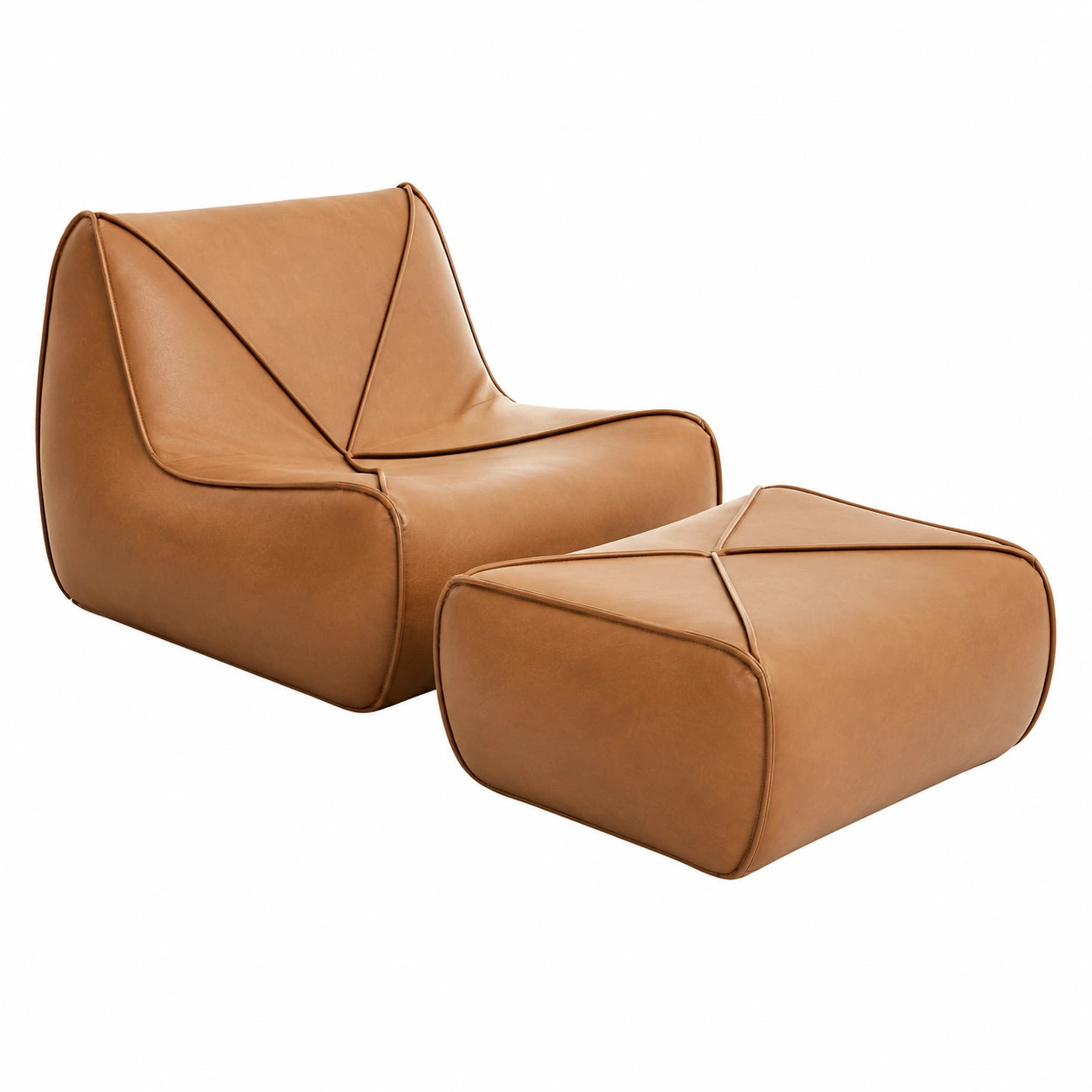 Sofá Modular Chaise Longue de Espuma Compacta en Tejido Técnico