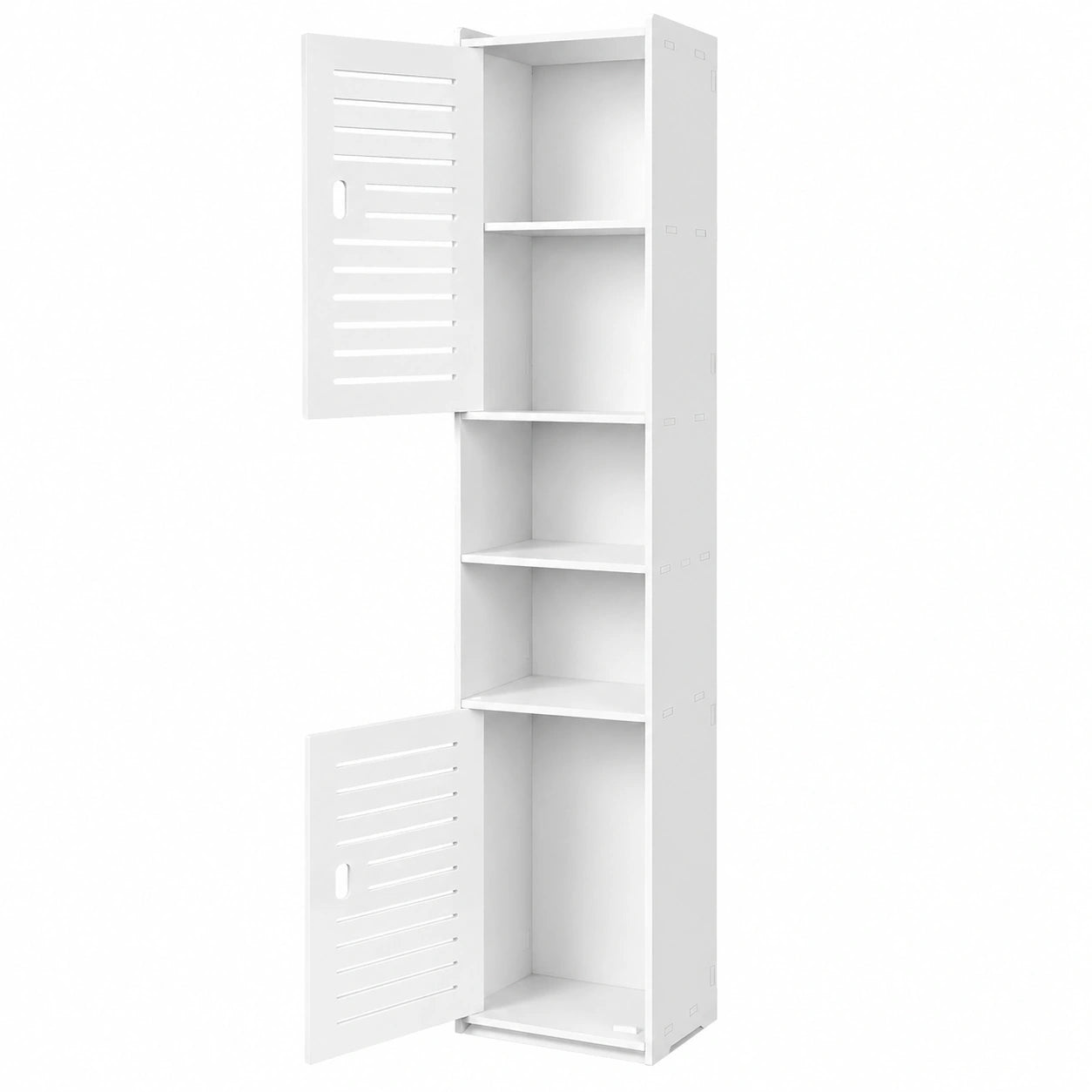Armario Alto de Almacenamiento para Baño y Hogar, Gabinete Delgado Multiusos